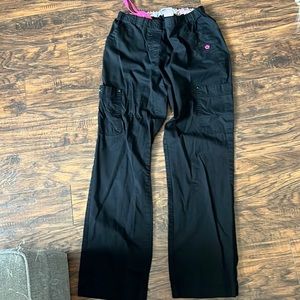 Black Koi Stretch Scrub Pants